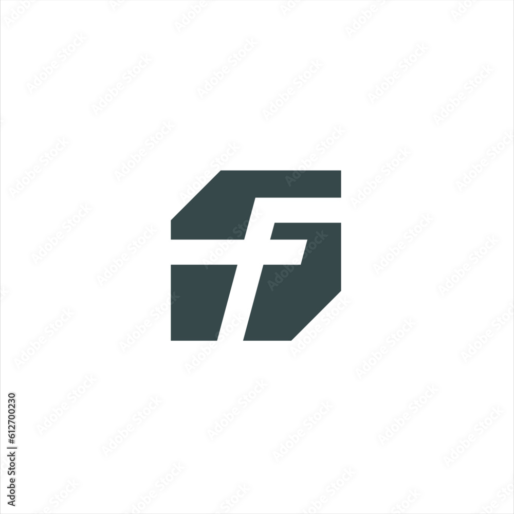 Obraz premium Letter F abstract Logo that combines elegant and professional Letter F Logo.