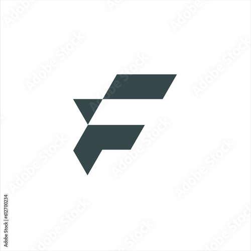 Free Download Letter F abstract Logo that combines elegant and professional Letter F Logo. - GFXLoad