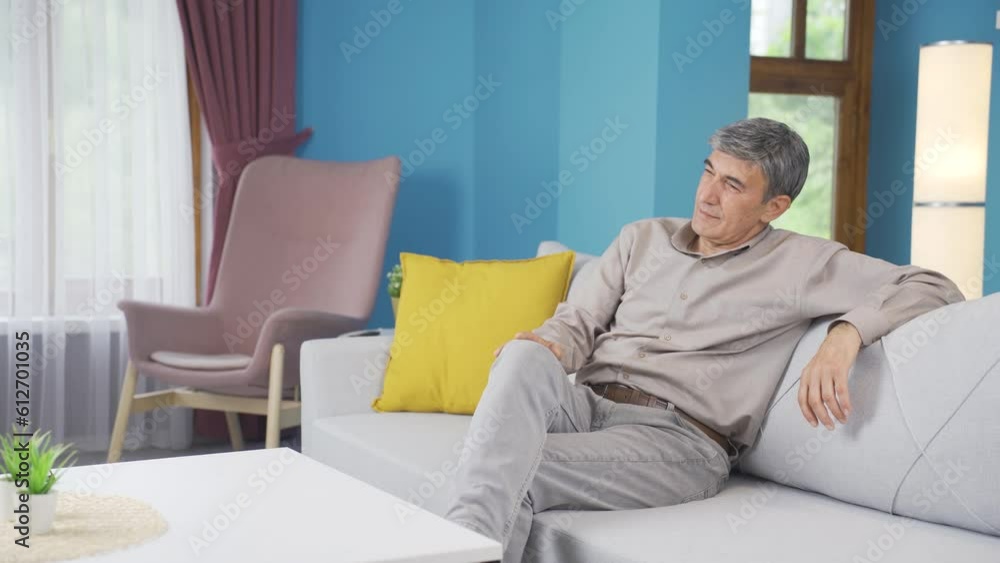 Old man with family problems abandoned. Old man with family problems abandoned.