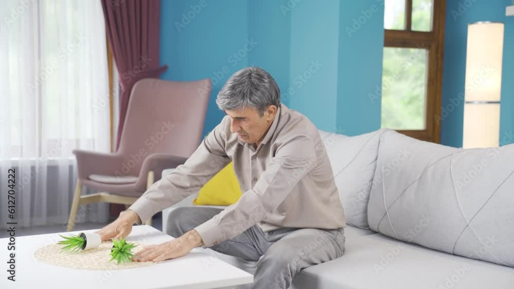 Paranoid old man. Paranoid old man.