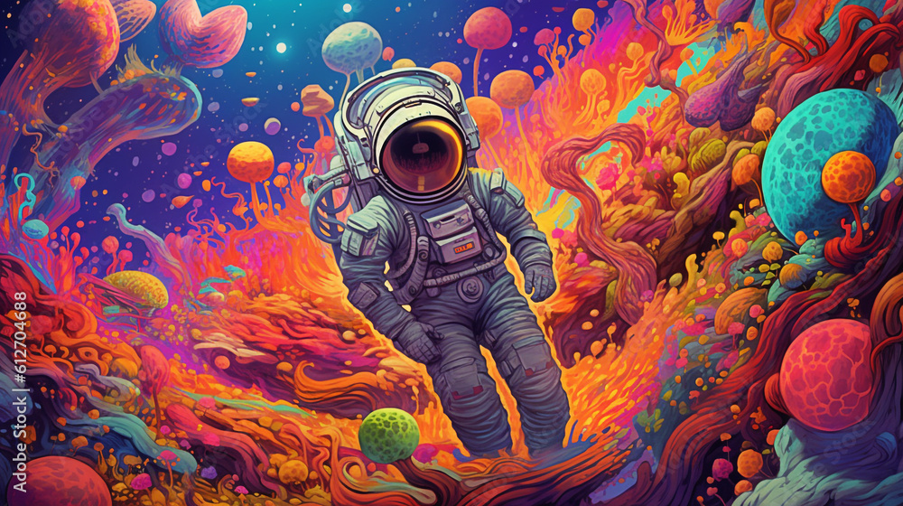 Stellar Odyssey: A Psychedelic Voyage Through Space Stellar Odyssey: A Psychedelic Voyage Through Space