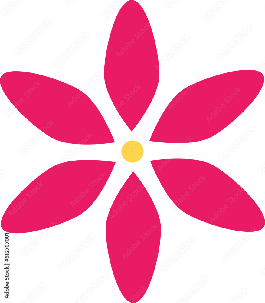 Pink flower editable vector on a white background. Best for social media, background, website design. Pink flower editable vector on a white background. Best for social media, background, website design.