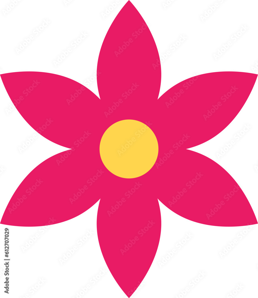 Pink flower editable vector on a white background. Best for social media, background, website design. Pink flower editable vector on a white background. Best for social media, background, website design.