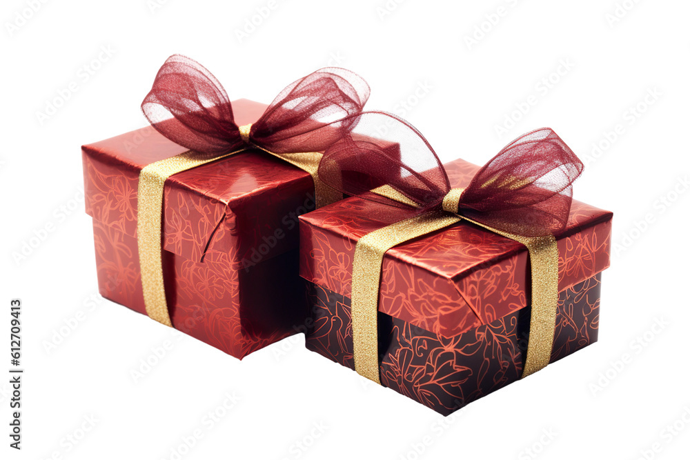Obraz premium gift boxes, isolated on white background PNG