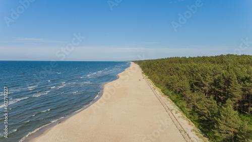 Fototapeta Naklejka Na Ścianę i Meble -  Plaża Sztutowo z drona