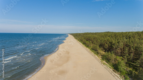 Plaża Sztutowo z drona