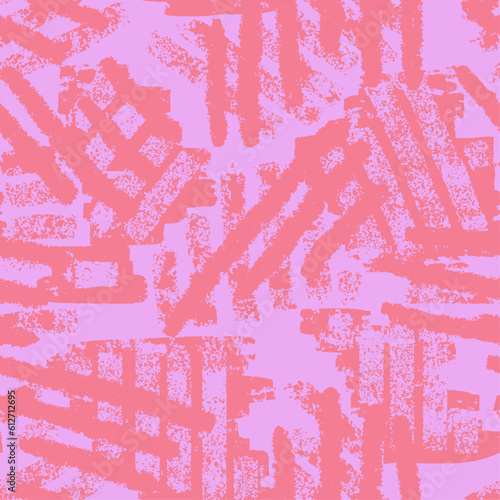 SEAMLESS HAND DRAWN PAINTED ABSTRACT GEO MEMPHIS GEOMETRIC SQUIGGLE BRUSH STROKE DISTRESSED GRUNGE TEXTURE LINES PATTERN SWATCH