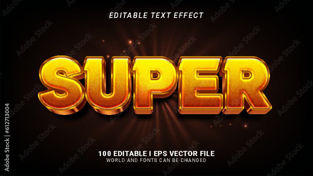 super text effect