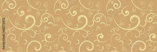 vintage spiral swirl brown pattern decoration abstract textile background vector