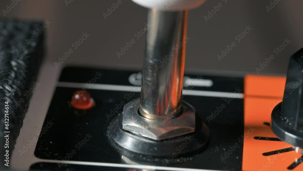 Man plugging in the guitar jack into amplifier. 4k video footage UHD 3840x2160 Man plugging in the guitar jack into amplifier. 4k video footage UHD 3840x2160