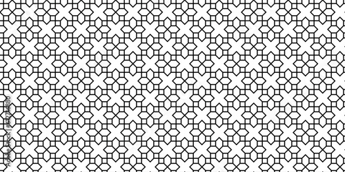 Mix star, cross, and diamond pavement patterns. Vector seamless backdrop. Digital wallpaper idea.	