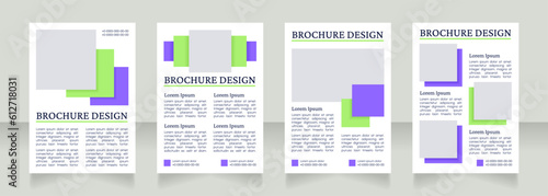 Personal development methods blank brochure layout design. Vertical poster template set with empty copy space for text. Premade corporate reports collection. Editable flyer paper pages