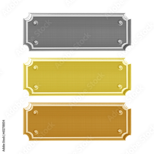 metal plate with screws