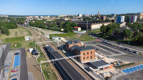 Dąbrowa Górnicza. Wyremontowany dworzec kolejowy. © ChemiQ