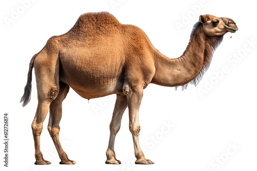 A camel isolated on transparent background - Generative AI