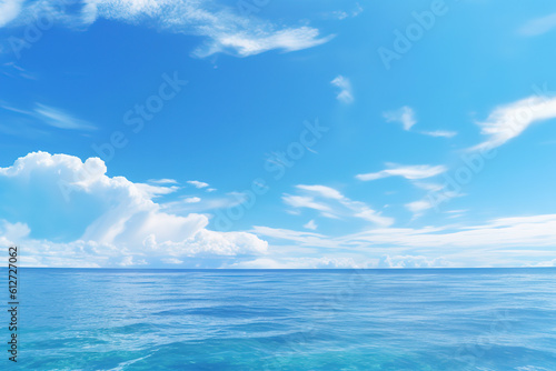 a beautiful blue sea background