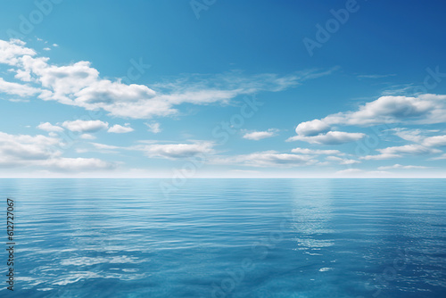 a beautiful blue sea background © NEXTUZ
