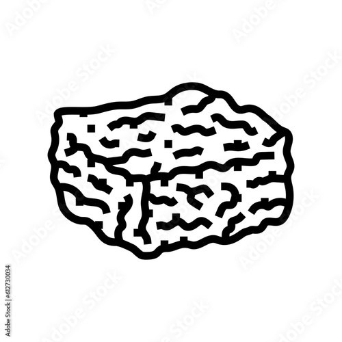 rice crispy treats food snack line icon vector. rice crispy treats food snack sign. isolated contour symbol black illustration