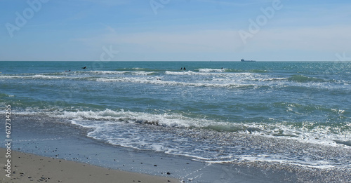 Spiaggia Libera La Rotonda bei Carrara in Italien