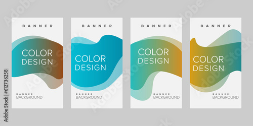 Abstract background banner vector design template, banner for print or web banner with colorful