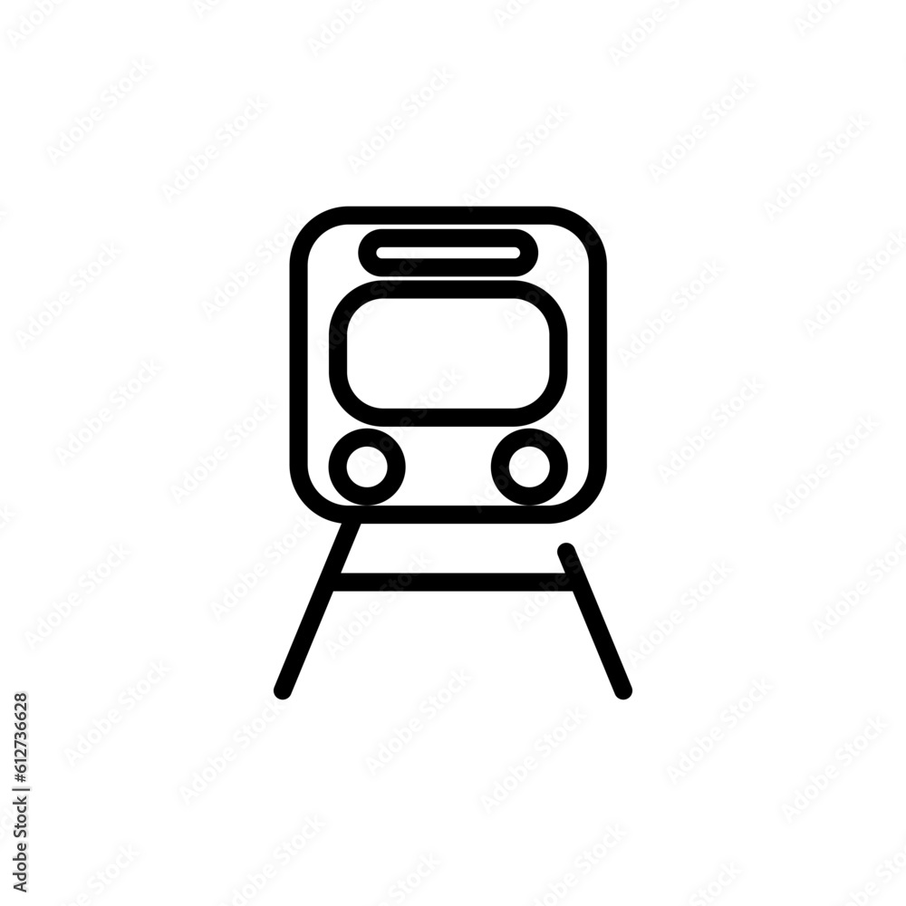 transportation train sign symbol vector transportation train sign symbol vector