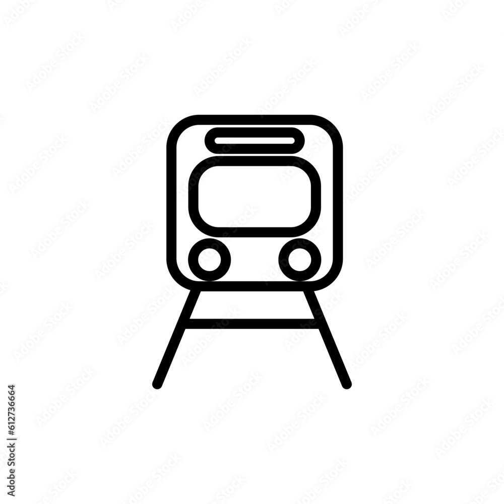 transportation train sign symbol vector transportation train sign symbol vector