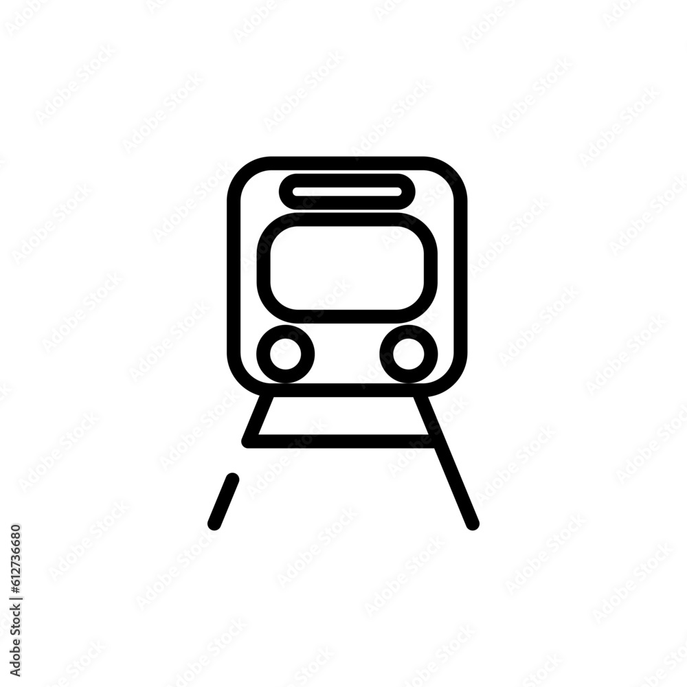 transportation train sign symbol vector transportation train sign symbol vector