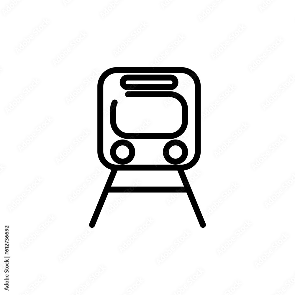transportation train sign symbol vector transportation train sign symbol vector