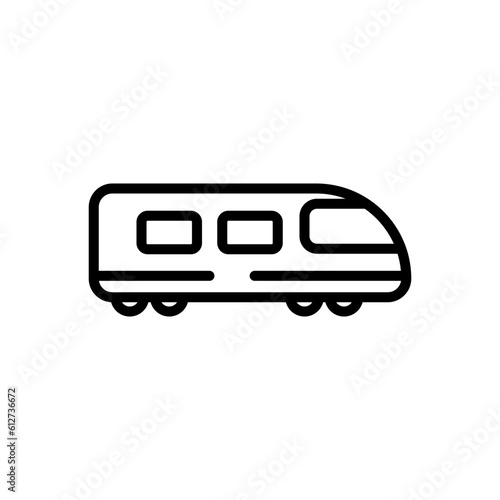 transportation train sign symbol vector