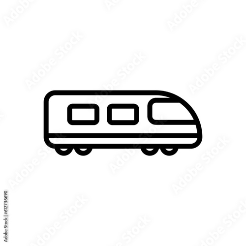 transportation train sign symbol vector