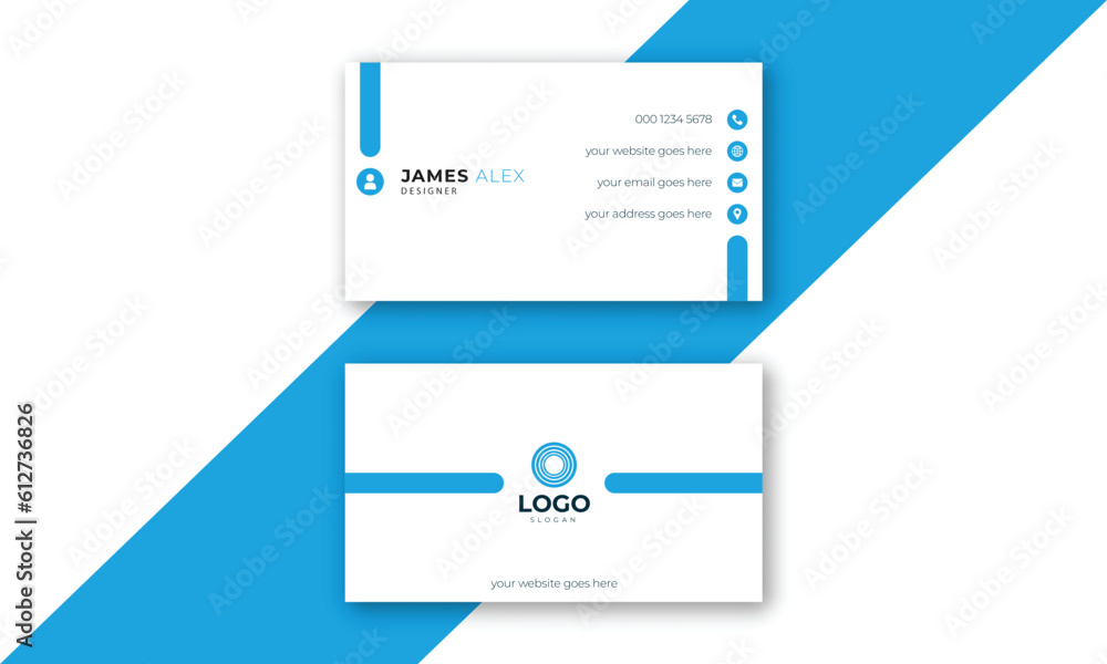 Creative business card template Creative business card template