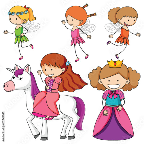 Fun Doodle Kids Doing Various Activities