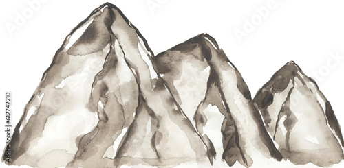 Wallpaper Mural Mountains Clipart,  Landscapes, Wedding invitation, Card making, Baby shower Torontodigital.ca