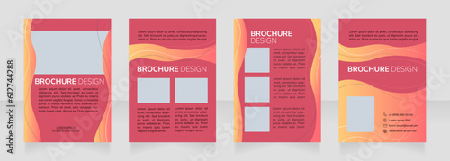 Organ transplantation ethics blank brochure design. Template set with copy space for text. Premade corporate reports collection. Editable 4 paper pages. Nunito Bold, ExtraLight, Light fonts used