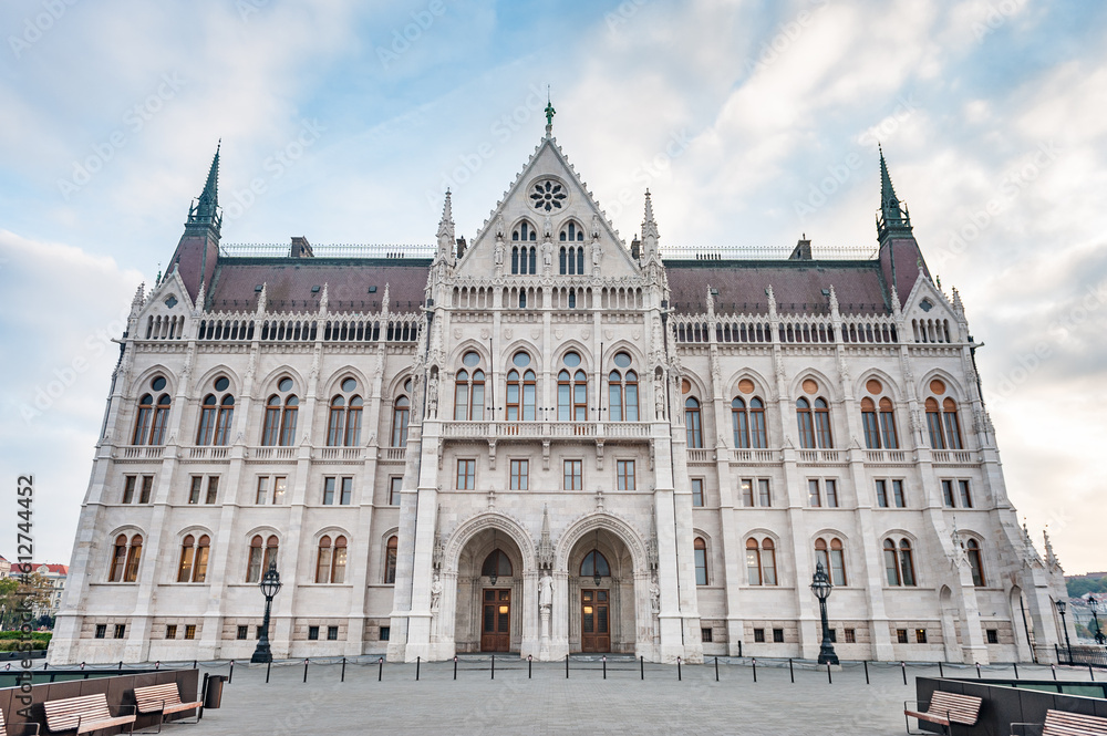Parliament building in Budapest, Hungary,