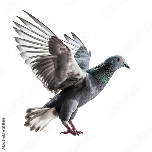A dove isolated on a transparent png white background © XYNature