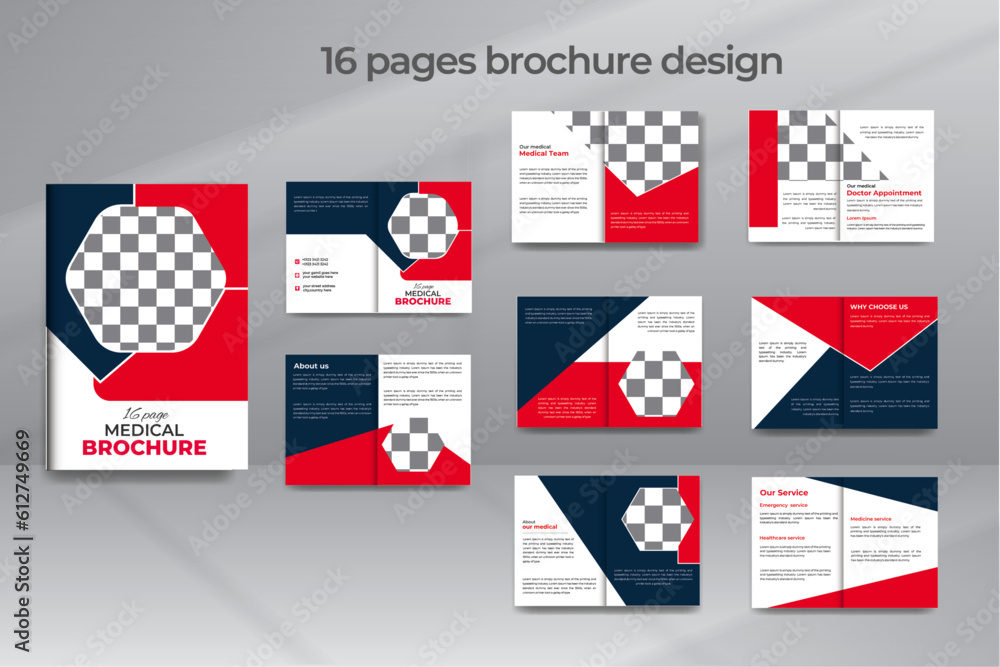 16 Pages Medical brochure template presentation 16 Pages Medical brochure template presentation