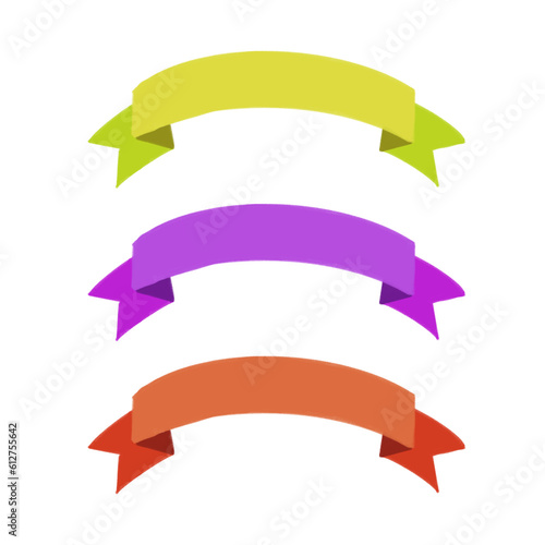 Free Download set of ribbon frame - GFXLoad