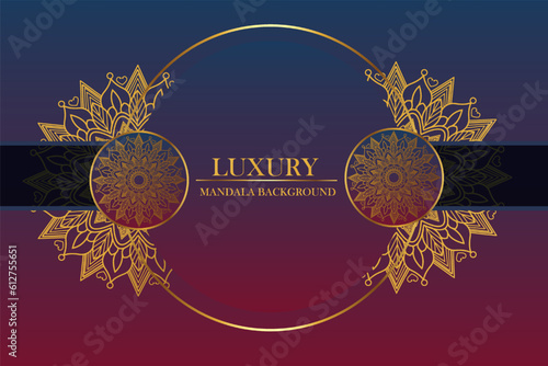 Luxury Mandala Gradient Design Background