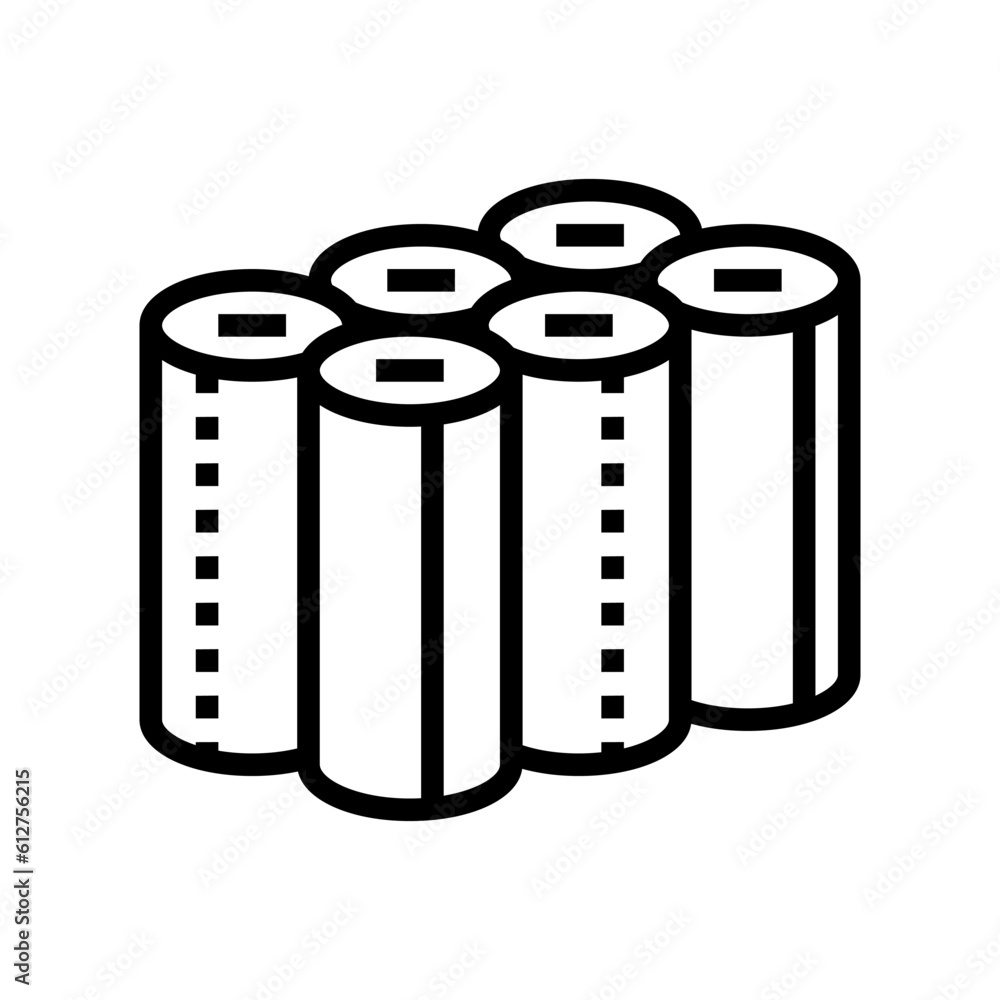 napkin roll paper towel line icon vector. napkin roll paper towel sign. isolated contour symbol black illustration napkin roll paper towel line icon vector. napkin roll paper towel sign. isolated contour symbol black illustration