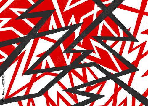 Abstract background with seamless rough geometric lines pattern