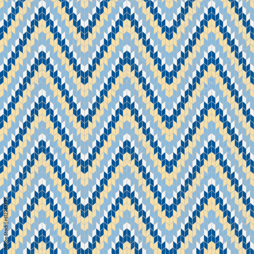 Seamless Knitted pattern design for decorating, wallpaper, wrapping paper, fabric, backdrop and etc.