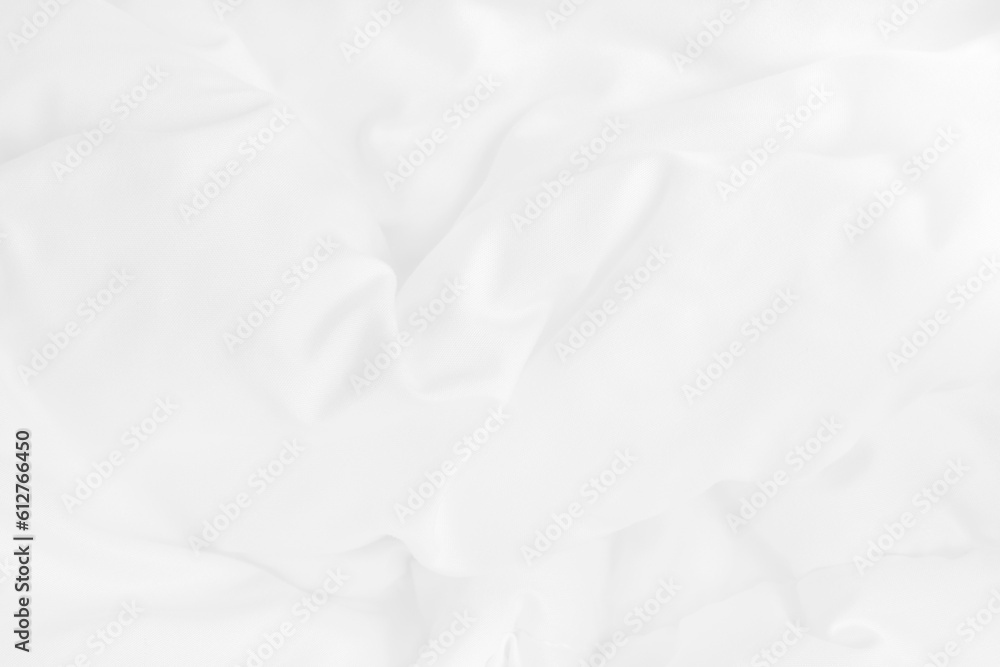 Texture of white blanket and bedding sheet with crumpled or messy in bedroom after wake up. Texture of white blanket and bedding sheet with crumpled or messy in bedroom after wake up.