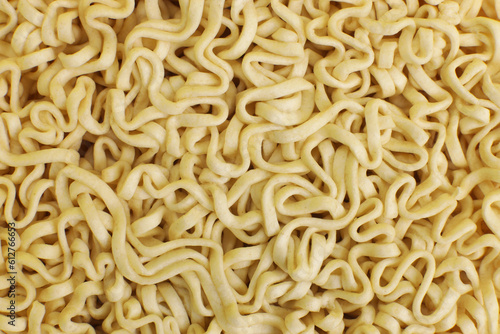 instant noodles vermicelli background, closeup texture