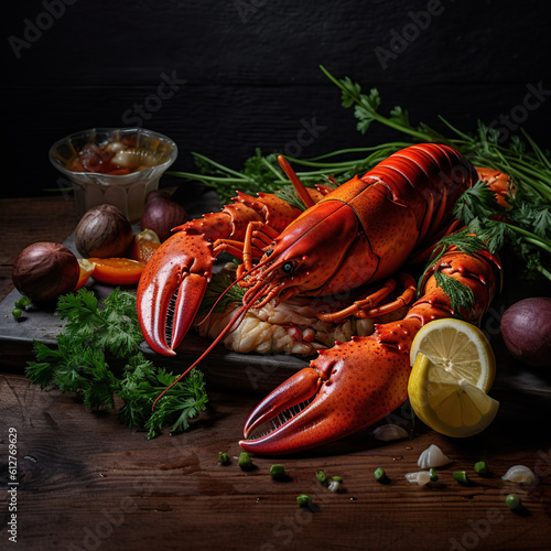 lobster and lemon