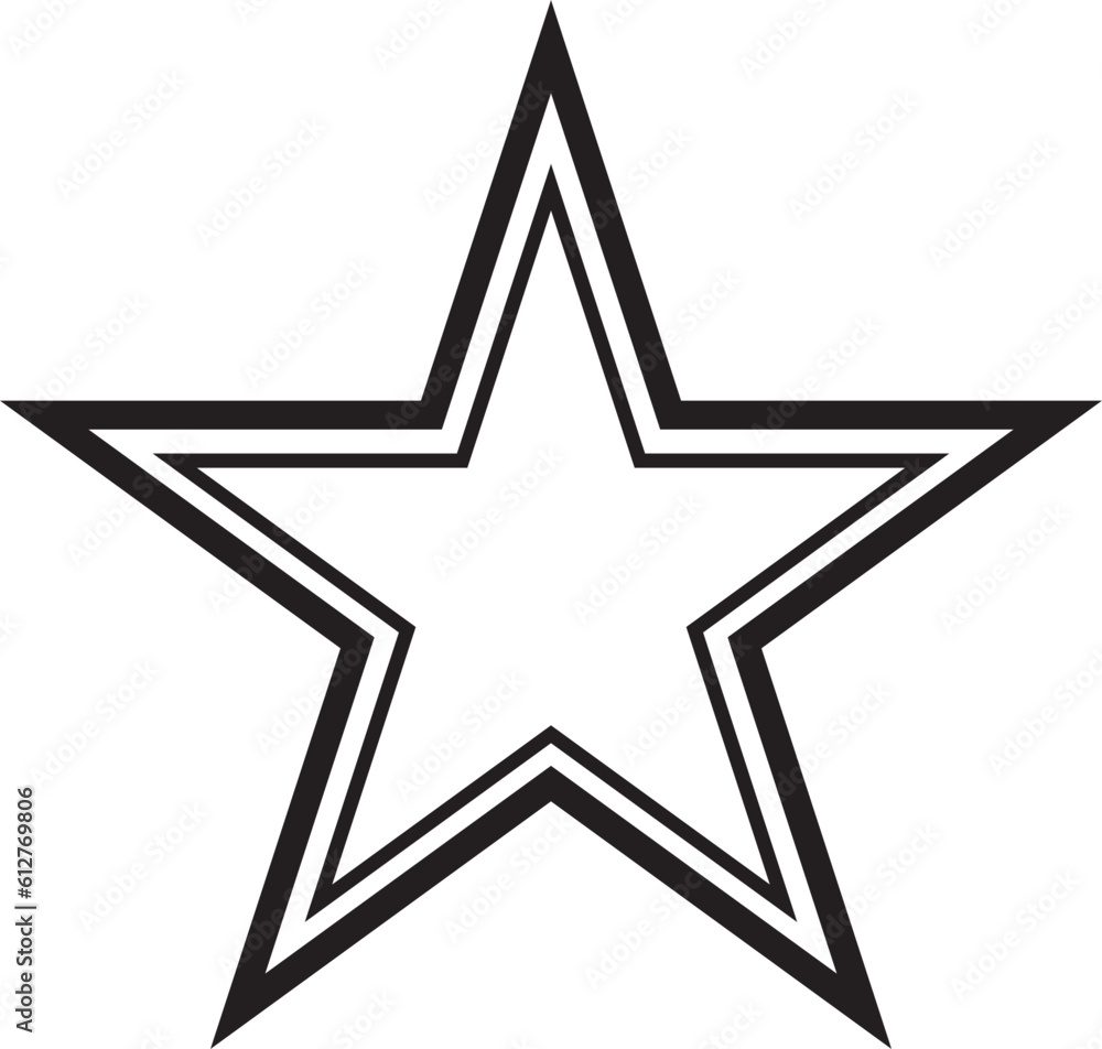 Obraz premium star shaped tag