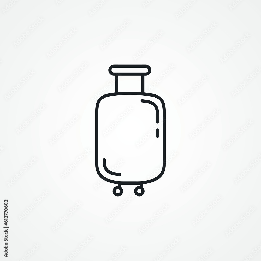 suitcase line icon. suitcase line icon suitcase line icon. suitcase line icon