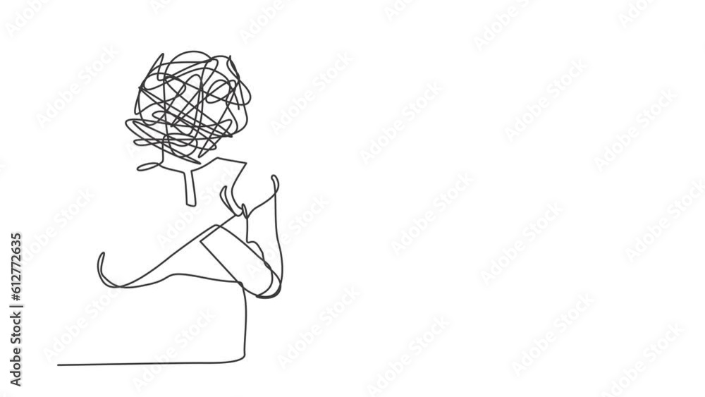 Animated self drawing of continuous line draw robot with round ...