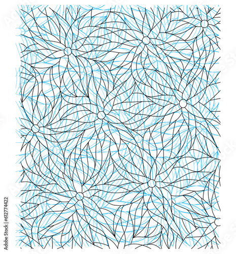 meter pattern made of flowers