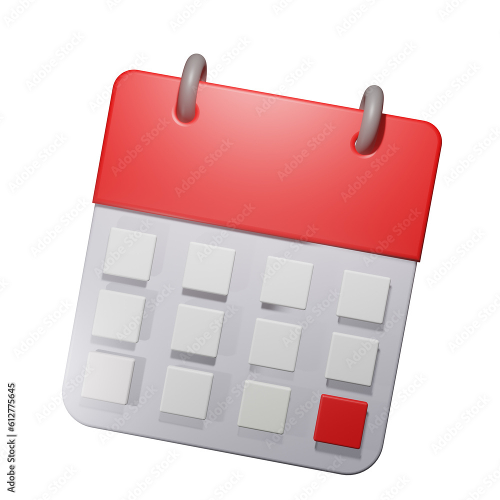 calendar isolated on white calendar isolated on white